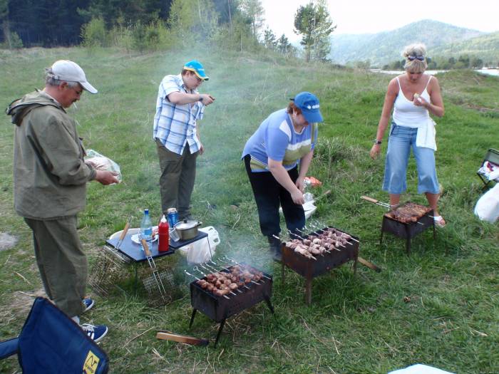 кухонные рецепты на природе